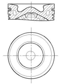 Поршень MAHLE / KNECHT 013 PI 00155 001