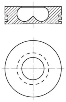 Поршень MAHLE / KNECHT 015 69 02