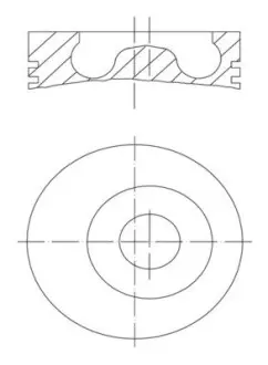 Поршень MAHLE / KNECHT 0160201