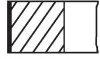 Кольца Renault 80mm+0,50mm 2X2X3 4CYL MAHLE / KNECHT 02193V2 (фото 1)