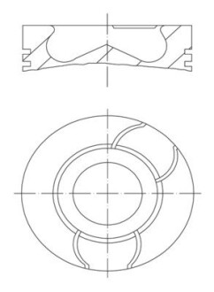 Поршень двигуна MAHLE / KNECHT 021 PI 00123 000 (фото 1)