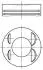 Поршень з кільцями DACIA /RENAULT/NISSAN 72,70 1.2 TCe 16V H5F 13- (MAHLE) MAHLE / KNECHT 021 PI 00127 002 (фото 1)