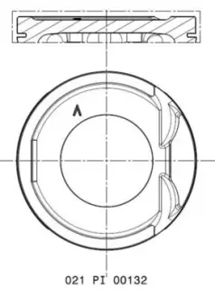 Поршень Renault Megane II-III/Scenic II-III 1.6 02- (79.5mm/STD) MAHLE / KNECHT 021PI00132000