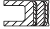 Кільця поршневі TRAFIC III/VIVARO B 1.6 dCi/CDTI 14- MAHLE / KNECHT 021 RS 00119 0N2 (фото 1)