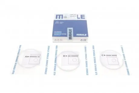 Комплект колец на поршень MAHLE / KNECHT 02201N0