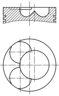 Поршень VW Caddy III/Passat 2.0 TDI 03-09 (81.51mm/+0.5/cyl.3-4) MAHLE MAHLE / KNECHT 028 07 02