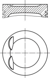 Поршень MAHLE / KNECHT 028 PI 00134 000 (фото 1)