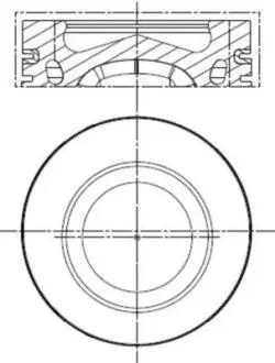 Поршень двигуна MAHLE / KNECHT 028 PI 00140 000