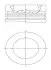 Поршень MAHLE / KNECHT 028 PI 00155 001 (фото 1)