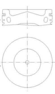 Поршень Audi A3/Q3/Skoda Octavia/VW Passat 2.0TDI 12- (STD) MAHLE / KNECHT 028PI00158000 (фото 1)