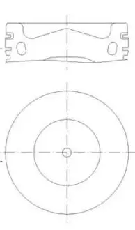 Поршень двигуна MAHLE / KNECHT 028 PI 00158 001