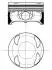 Поршень MAHLE / KNECHT 028 PI 00167 002 (фото 1)