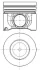 Поршень двигуна MAHLE / KNECHT 028 PI 00178 002 (фото 1)