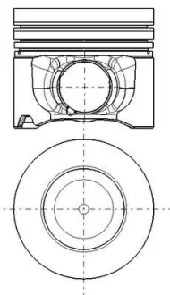 Поршень двигуна MAHLE / KNECHT 028 PI 00178 002