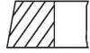 Комплект поршневых колец (76,5мм).) MAHLE / KNECHT 028RS101030N0 (фото 2)