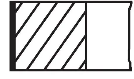 Кольца поршневые VW Caddy IV 1.6 15-20 (76.50mm/STD) (1.2-1.2-2) MAHLE / KNECHT 028RS101300N0