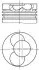 Поршень MAHLE / KNECHT 0304000 (фото 1)