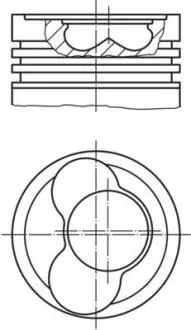 Поршень MAHLE / KNECHT 0305912