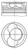 Поршень MAHLE / KNECHT 0306601 (фото 1)