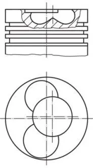 Поршень MAHLE / KNECHT 030 90 02