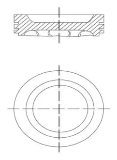 Поршень двигуна MAHLE / KNECHT 031 88 02