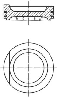 Поршень MAHLE / KNECHT 0347801 (фото 1)