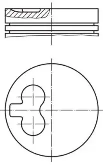 Поршень MAHLE / KNECHT 0392401