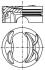 Поршень Mahle CITROEN/OPEL/PEUGEOT \&#039;\&#039;1.2VTI82 EB2 \&#039;\&#039;12&gt;&gt; MAHLE / KNECHT 039PI00129001 (фото 1)