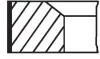 Комплект поршньових кілець (78,5мм) MAHLE / KNECHT 039RS001010N0 (фото 1)