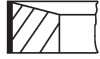 Комплект поршневых колец (75мм). (STD) MAHLE / KNECHT 039RS101020N0 (фото 1)