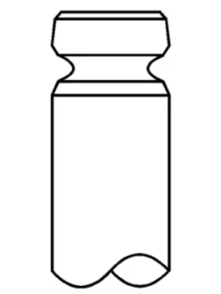 Випускний клапан (23,6x5x89,2) CITROEN C1, C1 II, DAIHATSU CUORE VII, SIRION, PEUGEOT 107, 108, SUBARU JUSTY IV, TOYOTA AYGO, AYGO X, AYGO/HATCHBACK, IQ, YARIS, YARIS / VIOS 1.0/1.0LPG 01.05- MAHLE / KNECHT 039VA31967000