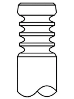 Впускний клапан (44x10x171,4мм) SCANIA CITYWIDE, G I, G II, INTERLINK, IRIZAR CENTURY, IRIZAR I4, IRIZAR PB, K I, N BUS, OMNICITY, OMNIEXPRESS, OMNILINK, P I, P II, R I DC09.108-DC9.39 01.01- MAHLE / KNECHT 061VE32006000