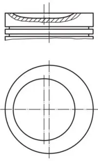 Поршень MAHLE / KNECHT 0812102