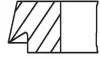 Комплект поршневых колец Mahle BMW MAHLE / KNECHT 08121N2 (фото 2)