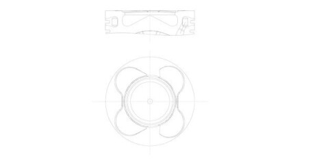 Поршень двигуна MAHLE / KNECHT 081PI00102000