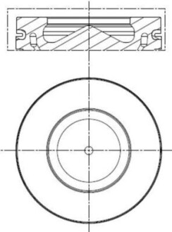 Поршень двигуна MAHLE / KNECHT 081 PI 00113 000 (фото 1)