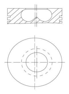 Поршень MAHLE / KNECHT 081 PI 00123 000