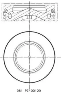 Поршень MAHLE / KNECHT 081 PI 00129 000
