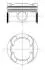 Поршень MAHLE / KNECHT 081 PI 00130 002 (фото 1)