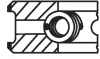 Кільця поршневі BMW 3 (F30, F35, F80)/5 (G30, F90) 2.0d (B47) 16- (84.00mm/STD) (1.5-1.5-2) MAHLE / KNECHT 081 RS 00128 0N0 (фото 3)