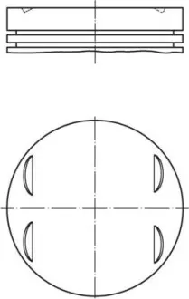 Поршень 84,5 MAHLE / KNECHT 0831302
