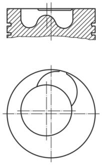 Поршень MAHLE / KNECHT 2094100