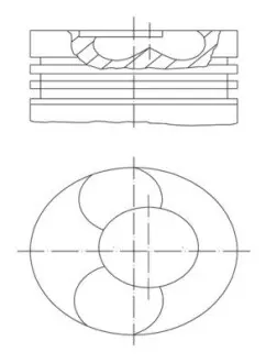 Поршень MAHLE / KNECHT 2283100