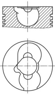 Поршень MAHLE / KNECHT 2288200