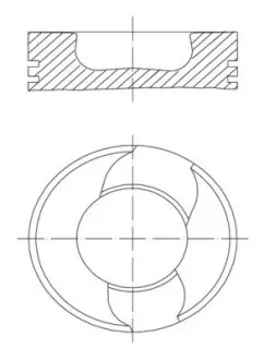 Поршень MAHLE / KNECHT 2294100 (фото 1)