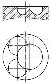 Поршень MAHLE / KNECHT 4562400