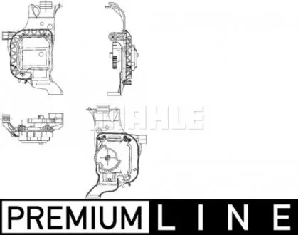 Электропривод воздушной заслонки MAHLE / KNECHT AA 17 000P