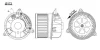 Вентилятор салону FORD FOCUS I, FOCUS I/KOMBI, MONDEO III 1.4-3.0 08.98-06.07 MAHLE / KNECHT AB195000S (фото 2)