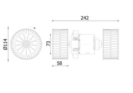 Автозапчасть MAHLE / KNECHT AB87000S