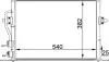 Конденсатор кондиціонера FORD COUGAR, MONDEO II 1.6-2.5 08.96-12.01 MAHLE / KNECHT AC158000S (фото 1)